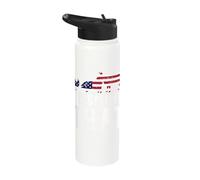 I'd Smoke That Funny Barbeque Stainless Steel Insulated Water Bottle
