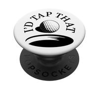 I'd Tap That Mens Humor Funny Golfer PopSockets Adhesive PopGrip