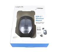 ID0160 mouse black, gray USB C wireless, optical Il. przyc: 3 10m LOGILINK