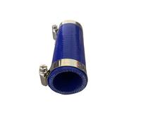 ID19-80mm Length 20-50cm Straight Silicone Intercooler Tube Pipe Coolant Hose High Temperature High Pressure Turbo Send 2 Clamps(Blue and 2clamps,200MM_ID 25MM)