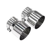 Id60mm Exhaust Tip Muffler 2Pcs Set Compatible For BMW F22 F23 M235i M240i F20 F21 M135i M140i F30 F31 M335i M340i F32 F33 F36