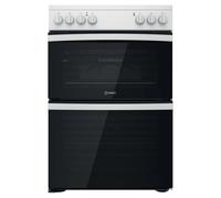 Indesit ID67V9KMW/UK cooker Freestanding cooker Electric Ceramic White