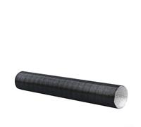 ID90 mm Heating Duct Aluminium Foil Air Intake Hose for Auxiliary Heater Use Including Diesel Heating Systems with Shockproof Construction (300cm)