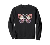 Ida Butterfly - Personalized Cute Name Word Art Sweatshirt