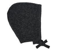 Ida Responsible Wool and Recycled Nylon Bonnet Charcoal grey 6/12 months