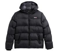 Idaho 2 Hooded Puffer Jacket with Zip Fastening Black