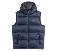 Idaho 2V Padded Gilet with Hood Navy Blue
