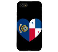 Idaho and Panama Flags: Heart Shaped Unity Case for iPhone SE (2020) / 7 / 8