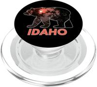 Idaho Bear Sunset Nature - State Pride Wilderness Art PopSockets PopGrip for MagSafe