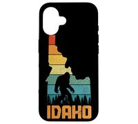 Idaho Bigfoot State Map Hunting Hunter Funny Pride Vintage Case for iPhone 16