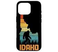 Idaho Bigfoot State Map Hunting Hunter Funny Pride Vintage Case for iPhone 16 Pro