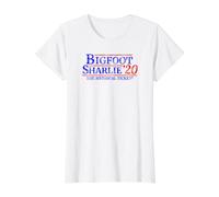 Idaho Folklore Sharlie Cryptid Value Graphic T-Shirt, Women, White, L