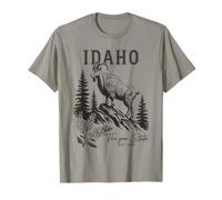 Idaho Mountain Goat Shirt State Wildlife Nature Hiking T-Shirt