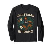 Idaho Nature Shirt Christmas Trout Bird Potato Horse Pine Long Sleeve T-Shirt