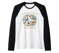 Idaho Nature Shirt Christmas Trout Bird Potato Horse Pine Raglan Baseball Tee