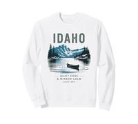 IDAHO QUIET EDGE & MIRROR CALM SINCE 1890 Vintage Nature Sweatshirt