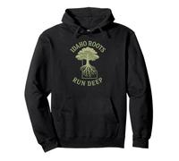 Idaho Roots Run Deep Design For Moms, Girls, Grandmas Pullover Hoodie