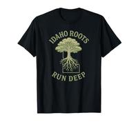 Idaho Roots Run Deep Design For Moms, Girls, Grandmas T-Shirt