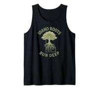 Idaho Roots Run Deep Design For Moms, Girls, Grandmas Tank Top