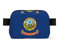 Idaho State Flag Fanny Pack for Men Women, Water Resistant, Adjustable Crossbody Strap