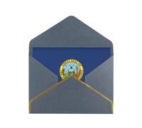 Idaho State Flag Greetings Romantic Card With Envelopes, Send To A Close Friend,Phnom Penh Pearl Paper Greeting Card