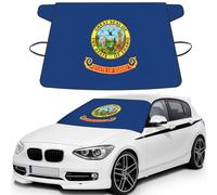 Idaho State Flag Print Car Windshield Snow Cover, Windshield Cover For Ice And Snow Automotive Accessories