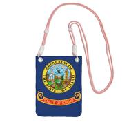 Idaho state flag Print Phone Crossbody Bag Fashion Slim Lightweight for Travel Running Hiking Shopping