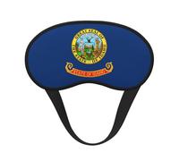 Idaho State Flag Print Unisex Blackout Sleep Mask Comfortable Eye Mask for Travel Meditation Sleep Travel