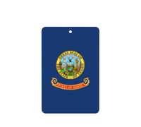 Idaho State Flag Printing 10 Pcs Air Freshener Cards,Car Scented Hanging Sheets Air Freshener Set For Car Decoration