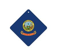 Idaho State Flag Printing 10 Pcs Air Freshener Cards,Car Scented Hanging Sheets Air Freshener Set For Car Decoration