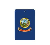 Idaho State Flag Printing 10 Pieces Air Freshener Cards,Car Scented Hanging Air Freshener Fragrant Sheets For Car Use