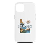 Idaho State Map Road Trip Boise Meridian Nampa Caldwell Case for iPhone 13