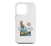 Idaho State Map Road Trip Boise Meridian Nampa Caldwell Case for iPhone 13 Pro