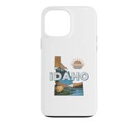 Idaho State Map Road Trip Boise Meridian Nampa Caldwell Case for iPhone 13 Pro Max