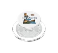 Idaho State Map Road Trip Boise Meridian Nampa Caldwell PopSockets PopGrip for MagSafe