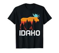 Idaho Vintage Retro Pride Souvenir Moose Nature Hiking T-Shirt