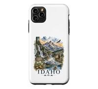 Idaho Watercolor Landscape Wilderness Nature Design Case for iPhone 11 Pro Max