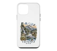 Idaho Watercolor Landscape Wilderness Nature Design Case for iPhone 12 mini