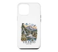 Idaho Watercolor Landscape Wilderness Nature Design Case for iPhone 12 Pro Max
