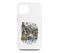Idaho Watercolor Landscape Wilderness Nature Design Case for iPhone 13