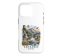 Idaho Watercolor Landscape Wilderness Nature Design Case for iPhone 16 Pro