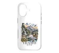 Idaho Watercolor Landscape Wilderness Nature Design Case for iPhone 17