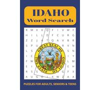 Idaho Word Search Puzzle Book: Word Searches with Easy to Read Print about vacation, hot springs, mountains and More | 6x9 inches, 110 pages | 50+ Puzzles … Gift for Vacations, Holiday and Free Times