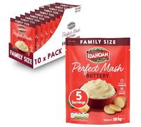 Idahoan Buttery Mash, Instant Mash Family Pack, Cooks in 1 Minute, Pack of 10 x 183g