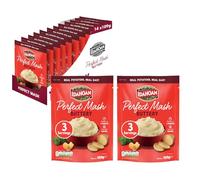 Idahoan Buttery Potato Mash Potatoes Pack of 14 x 109g - Instant Mash Potatoes Cooks in 1 Minute Ready to Eat Food