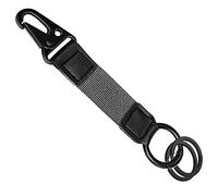 Idakekiy Carabiner Key Chain Clip, Car Keychain Clip Key Chain Ring for Men and Women, Grey, 6.2in