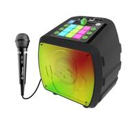iDance Beatmix 303 Portable Bluetooth Speaker with DJ Mixer, Karaoke Mic, Disco Lights & 50W Super Bass