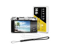 iDaPro 3Pcs XM5 Screen Protector for Fujifilm X-M5+[1Pcs] Hand Lanyard,Tempered Glass,9H Hardness,Anti-Scratch,Anti-Bubble,Easy Installation