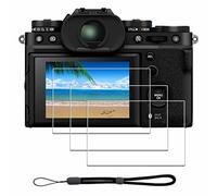 iDaPro Screen Protector for Fujifilm X-T5 Fuji XT5 + Hand Lanyard [3+1 Pack] Tempered Glass Easy Installation