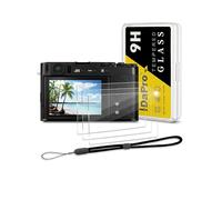 iDaPro Screen Protector for Fujifilm x100VI X-E4 Fuji XE4 + Hand Lanyard [3+1 Pack] Tempered Glass Easy Installation